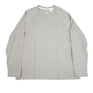 Element Men's Tan Long Sleeve Basic Logo Tee NWT